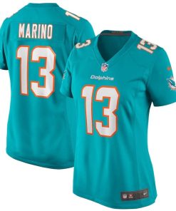 Dan Marino Miami Dolphins Nike Women’s Game Retired Player Jersey – Aqua