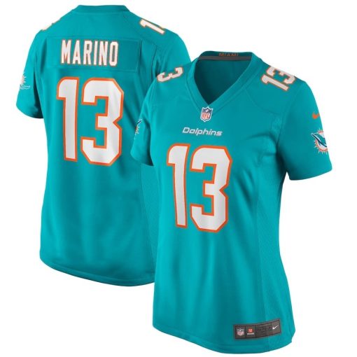 Dan Marino Miami Dolphins Nike Women’s Game Retired Player Jersey – Aqua
