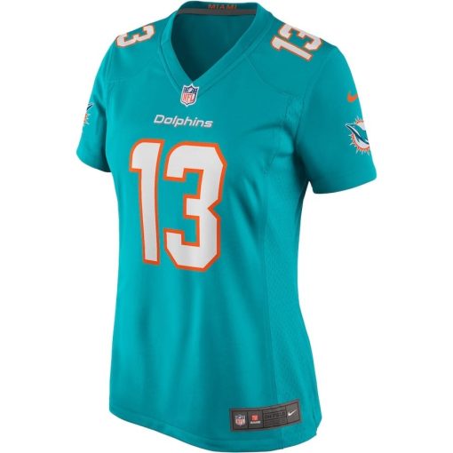 Dan Marino Miami Dolphins Nike Women’s Game Retired Player Jersey – Aqua - Image 2