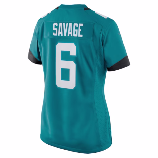 Darnell Savage Jacksonville Jaguars Nike Women’s Team Game Jersey – Teal - Image 3