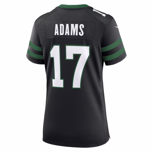Davante Adams New York Jets Nike Women’s Alternate Game Jersey – Legacy Black - Image 2
