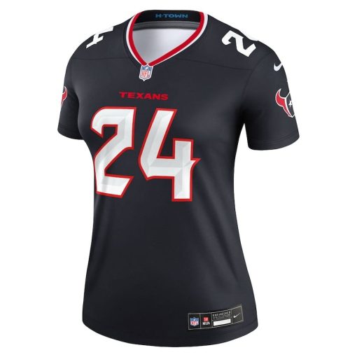 Derek Stingley Jr. Houston Texans Nike Women’s Legend Player Performance Top – Navy - Image 2