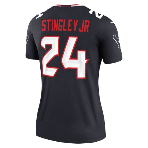 Derek Stingley Jr. Houston Texans Nike Women’s Legend Player Performance Top – Navy - Image 3