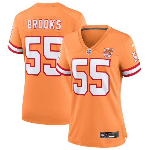 Derrick Brooks  Tampa Bay Buccaneers Nike Women’s 50th Season Game Jersey – Creamsicle