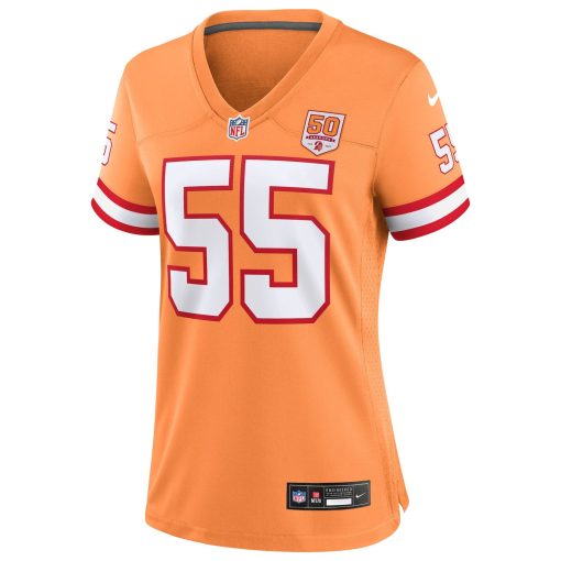 Derrick Brooks  Tampa Bay Buccaneers Nike Women’s 50th Season Game Jersey – Creamsicle - Image 2