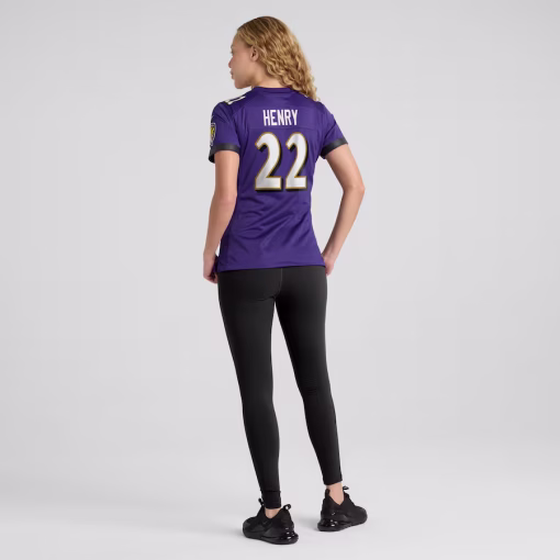 Derrick Henry Baltimore Ravens Nike Women’s Game Player Jersey – Purple - Image 5