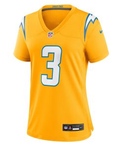 Alternative view of Derwin James Jr. Los Angeles Chargers Nike Women’s Alternate Charger Power Game Jersey – Gold
