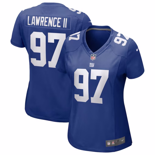 Dexter Lawrence II New York Giants Nike Women’s Team Game Player Jersey – Royal