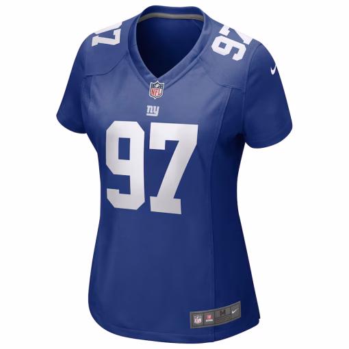 Dexter Lawrence II New York Giants Nike Women’s Team Game Player Jersey – Royal - Image 3