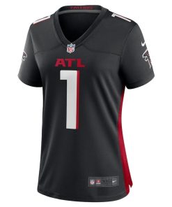 Alternative view of Dirty Birds Atlanta Falcons Nike Women’s Game Jersey – Black