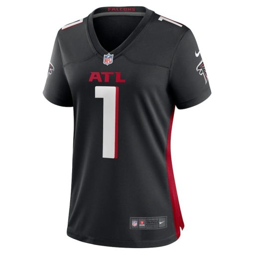 Dirty Birds Atlanta Falcons Nike Women’s Game Jersey – Black - Image 2