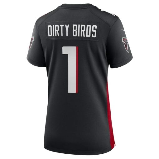 Dirty Birds Atlanta Falcons Nike Women’s Game Jersey – Black - Image 3
