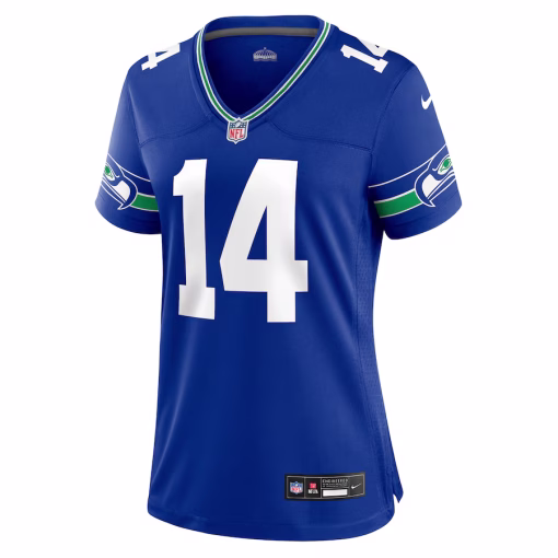 DK Metcalf Seattle Seahawks Nike Women’s Player Jersey – Royal - Image 2