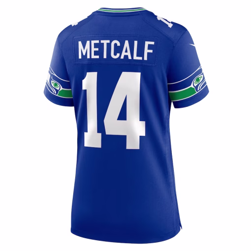 DK Metcalf Seattle Seahawks Nike Women’s Player Jersey – Royal - Image 3