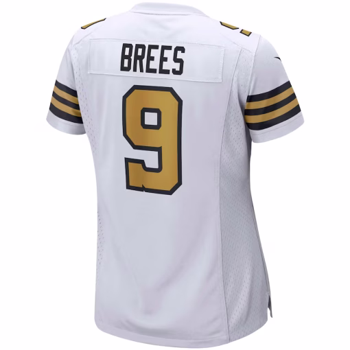 Drew Brees New Orleans Saints Nike Women’s Alternate Game Jersey – White - Image 3