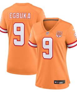 Emeka Egbuka  Tampa Bay Buccaneers Nike Women’s 50th Season Game Jersey – Creamsicle