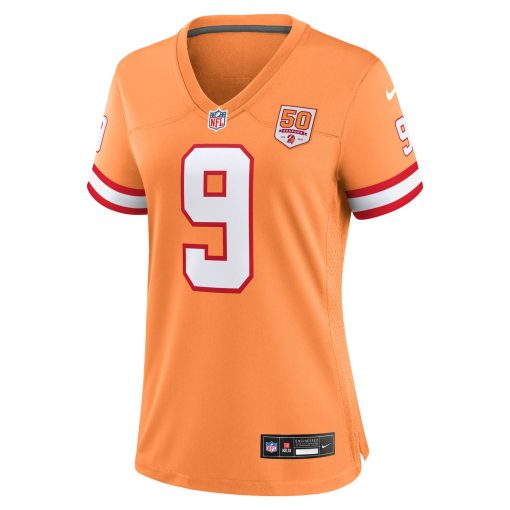 Emeka Egbuka  Tampa Bay Buccaneers Nike Women’s 50th Season Game Jersey – Creamsicle - Image 2
