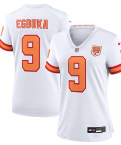 Emeka Egbuka ’76 Tampa Bay Buccaneers Nike Women’s 50th Season Game Jersey – White