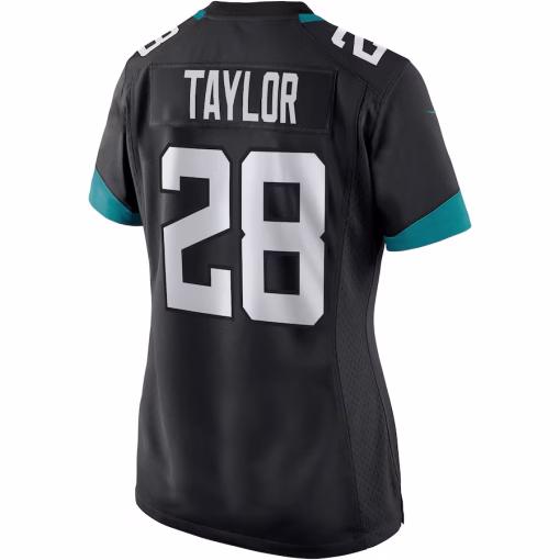 Fred Taylor Jacksonville Jaguars Nike Women’s Game Retired Player Jersey – Black - Image 3