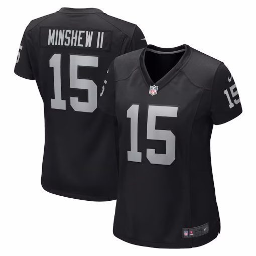 Gardner Minshew II Las Vegas Raiders Nike Women’s Game Jersey – Black
