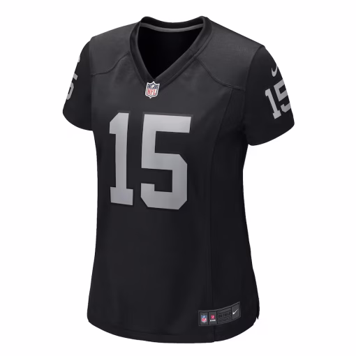 Gardner Minshew II Las Vegas Raiders Nike Women’s Game Jersey – Black - Image 2