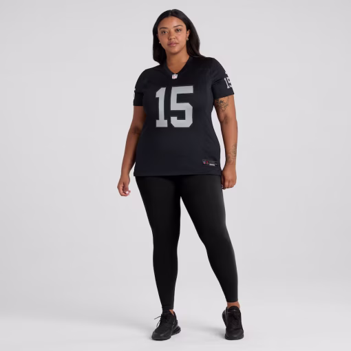 Gardner Minshew II Las Vegas Raiders Nike Women’s Game Jersey – Black - Image 6