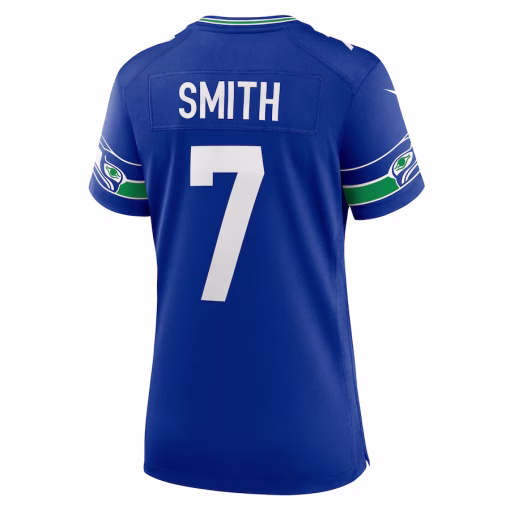 Geno Smith Seattle Seahawks Nike Women’s Player Jersey – Royal - Image 3