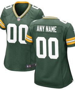 Green Bay Packers Nike Women’s Custom Game Jersey – Green