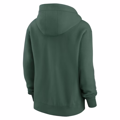 Women’s Green Bay Packers Nike Green Phoenix Hoodie Full-Zip Sweatshirt - Image 3