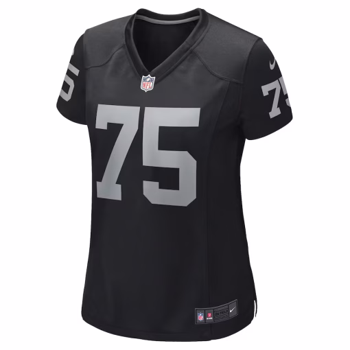 Howie Long Las Vegas Raiders Nike Women’s Game Retired Player Jersey – Black - Image 2