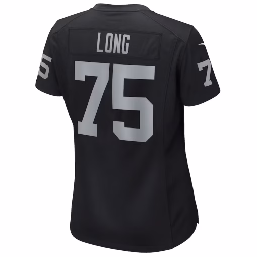 Howie Long Las Vegas Raiders Nike Women’s Game Retired Player Jersey – Black - Image 3