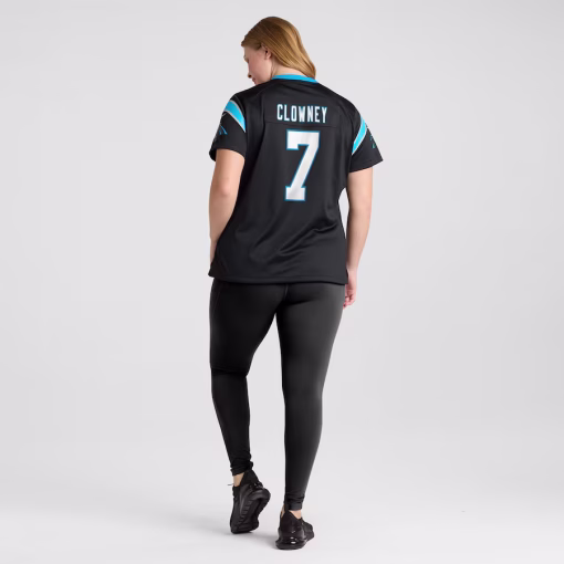 Jadeveon Clowney Carolina Panthers Nike Women’s Game Jersey – Black - Image 7