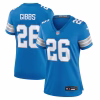 Jahmyr Gibbs Detroit Lions Nike Women’s Game Jersey – Blue