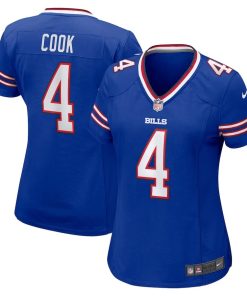 James Cook Buffalo Bills Nike Women’s Game Player Jersey – Royal