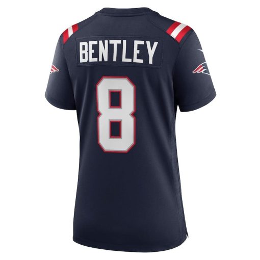 Ja’Whaun Bentley New England Patriots Nike Women’s Game Player Jersey – Navy - Image 3