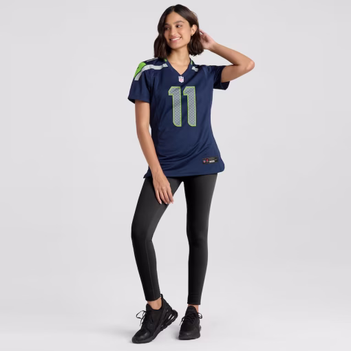Jaxon Smith-Njigba Seattle Seahawks Nike Women’s Game Jersey – College Navy - Image 4