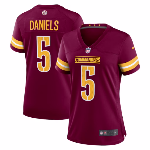 Jayden Daniels Washington Commanders Nike Women’s Player Game Jersey – Burgundy