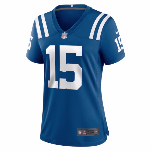 Joe Flacco Indianapolis Colts Nike Women’s Game Jersey – Royal - Image 3