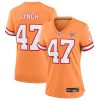 John Lynch  Tampa Bay Buccaneers Nike Women’s 50th Season Game Jersey – Creamsicle