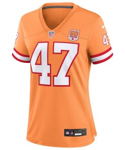 Alternative view of John Lynch  Tampa Bay Buccaneers Nike Women’s 50th Season Game Jersey – Creamsicle