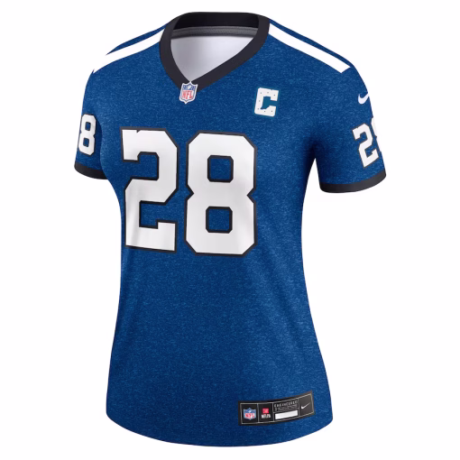 Jonathan Taylor Indianapolis Colts Nike Women’s Alternate Legend Player Performance Top – Royal - Image 3