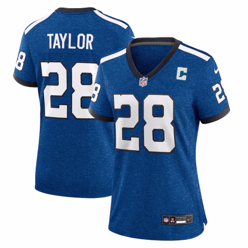 Jonathan Taylor Indianapolis Colts Nike Women’s Player Jersey – Royal