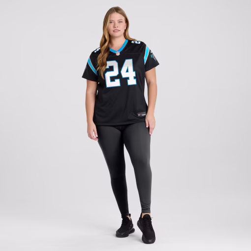 Jonathon Brooks Carolina Panthers Nike Women’s Game Jersey – Black - Image 6