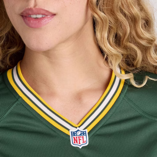 Women’s Green Bay Packers Jordan Love Nike Green Game Jersey - Image 6