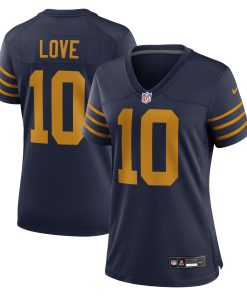 Jordan Love Green Bay Packers Nike Women’s The 1923 Classic Game Jersey – Navy