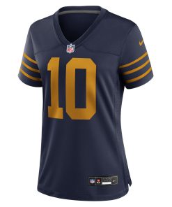 Alternative view of Jordan Love Green Bay Packers Nike Women’s The 1923 Classic Game Jersey – Navy