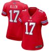 Josh Allen Buffalo Bills Nike Women’s Alternate Game Player Jersey – Red