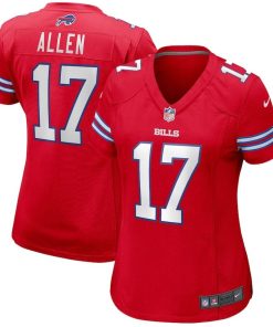 Josh Allen Buffalo Bills Nike Women’s Alternate Game Player Jersey – Red