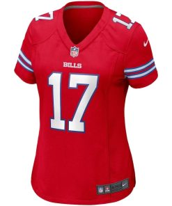 Alternative view of Josh Allen Buffalo Bills Nike Women’s Alternate Game Player Jersey – Red