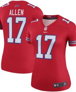 Josh Allen Buffalo Bills Nike Women’s Alternate Legend Player Performance Top – Red